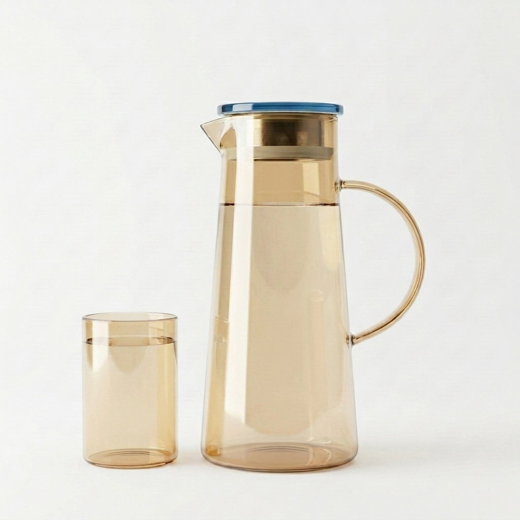 Sienna Glass Carafe 1400ML+320ML Set