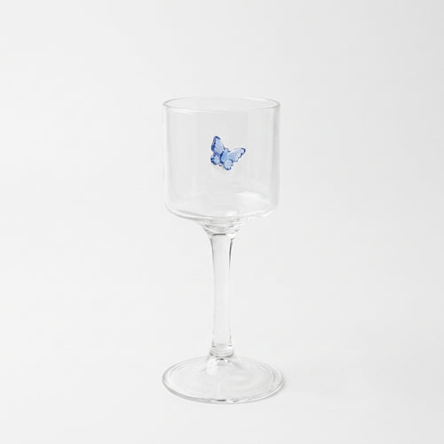 Butterfly Accent Crystal Goblet Set 80 ML