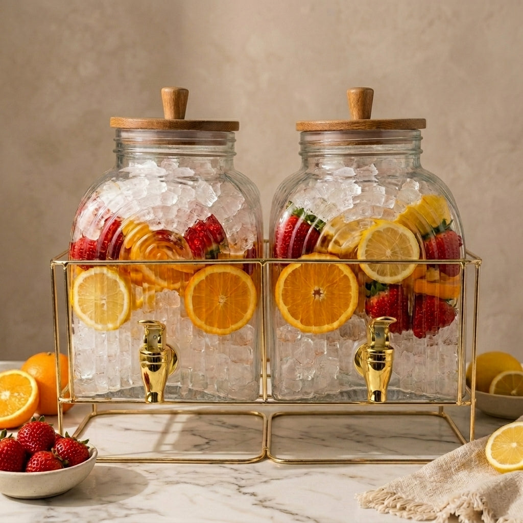 Dual Beverage Dispenser 3000 ML