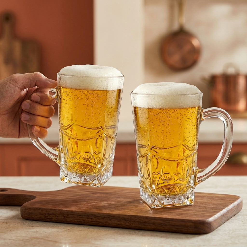 Crystal Crest  Beer Mug 325 ML