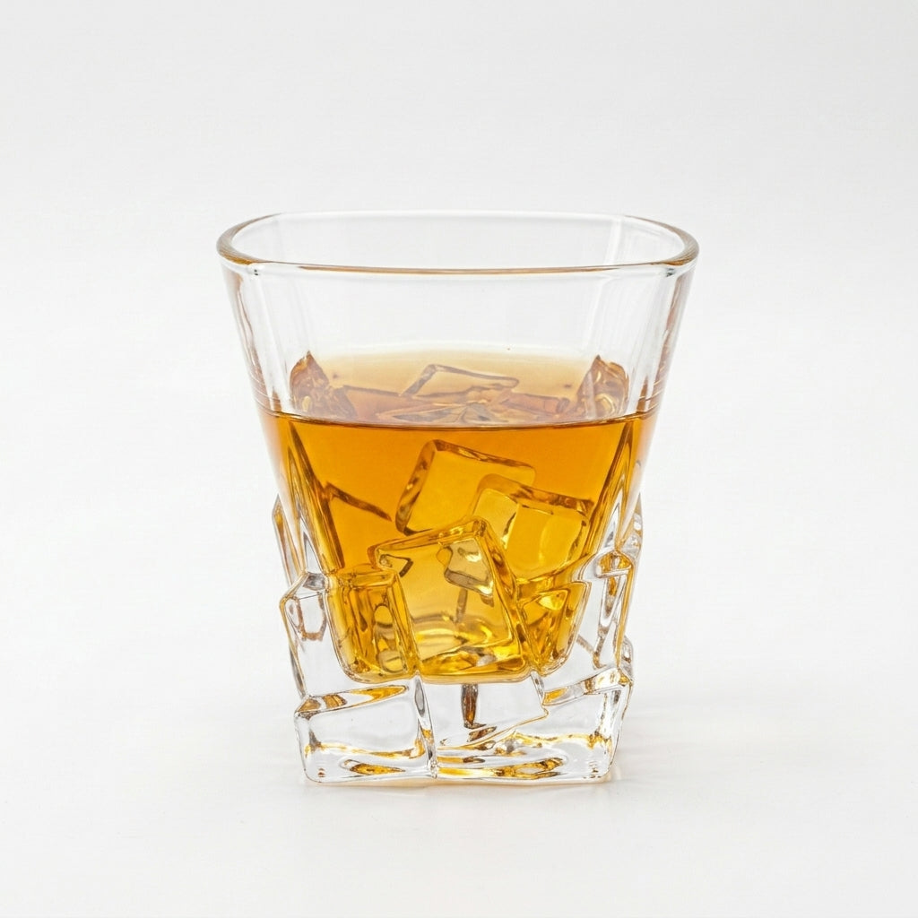 Crystal Cut Whiskey Glass 290 ML