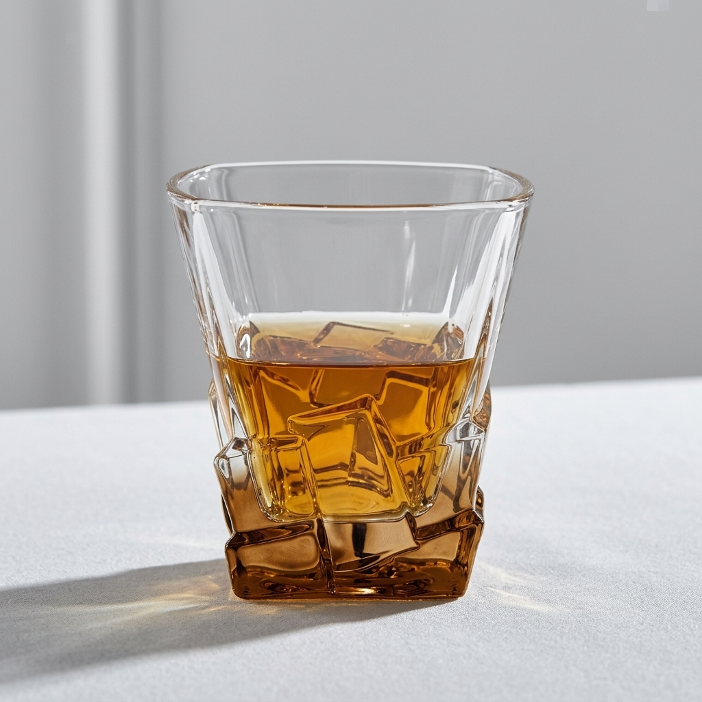 Crystal Cut Whiskey Glass 290 ML