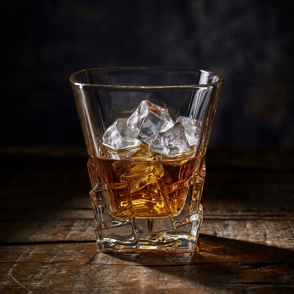 Crystal Cut Whiskey Glass 290 ML